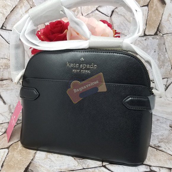 Dome Crossbody Staci Black Zipper Kate Spade - Picture 3 of 13